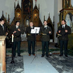 Předvánoční troubení v Albrechtickém kostele